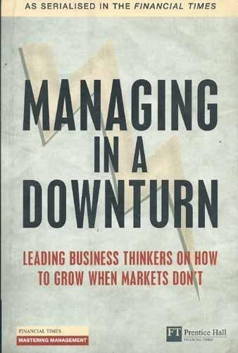 اشتري Managing in a Downturn غلاف ورقي عادي في الامارات