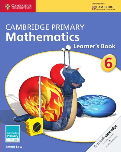 Buy Cambridge Primary Mathematics Stage 6 Learner's Book printed_book_paperback english - 41781 in Saudi Arabia