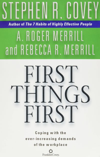 اشتري First Things First غلاف ورقي عادي في الامارات