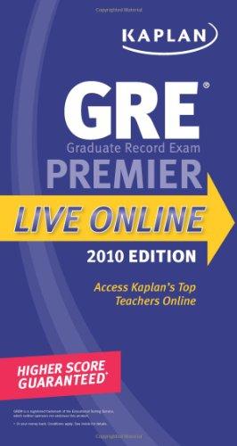 Buy Kaplan GRE Exam 2010 Premier Live Online printed_book_paperback english - 2/6/2009 in UAE