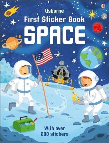 اشتري First Sticker Book Space غلاف ورقي عادي في الامارات