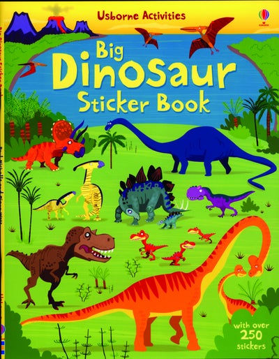 اشتري Big Dinosaur Sticker Book غلاف ورقي عادي في الامارات