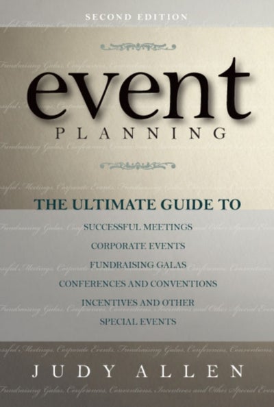 Buy Event Planning - Hardcover English by Judy Allen - 30/12/2008 in UAE