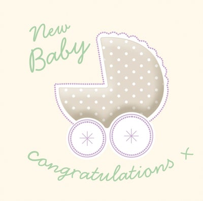 اشتري New Baby - Congratulations! - غلاف مقوى في الامارات