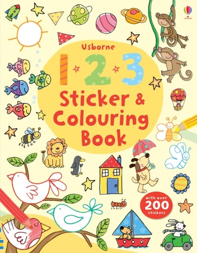 اشتري 123 Sticker and Colouring Book غلاف ورقي عادي في الامارات