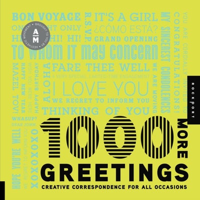 Buy 1,000 More Greetings printed_book_flexi_bound english - 1/11/2010 in UAE