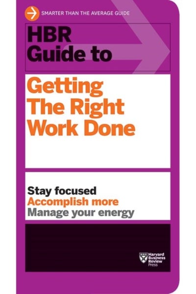 Buy Hbr Guide to Getting the Right Work Done printed_book_paperback english - 02/10/2012 in UAE