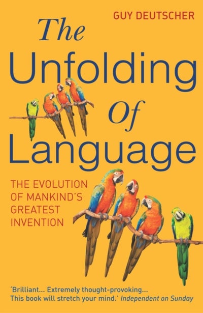 اشتري The Unfolding of Language غلاف ورقي عادي في الامارات