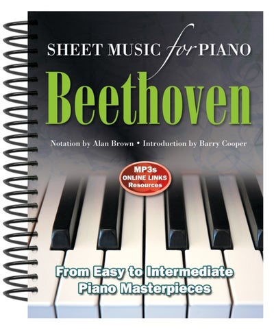 Buy Ludvig Van Beethoven: Sheet Music for Piano : From Easy to Advanced; Over 40 Masterpieces - Spiral Bound English by Alan Brown - 08/07/2013 in UAE