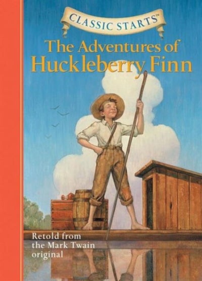 اشتري Adventures Of Huckleberry Finn: Retold From The Mark Twain Original غلاف مقوى في الامارات