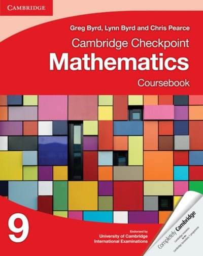 Buy Cambridge Checkpoint Mathematics Mathematics Coursebook 9 - Paperback English by Greg Byrd - 06/06/2013 in UAE