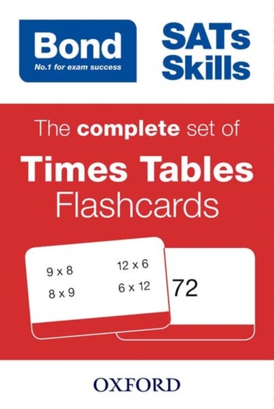 اشتري Bond Sats Skills: The Complete Set Of Times Tables Flashcards على شكل بطاقات في الامارات