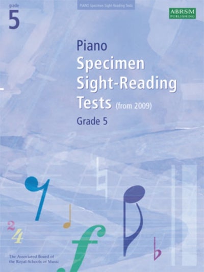 Buy Piano Specimen Sight-Reading Tests - Grade 5 - Loose Leaf English by Associated Board of the Royal Schools of Music - 7/3/2008 in UAE