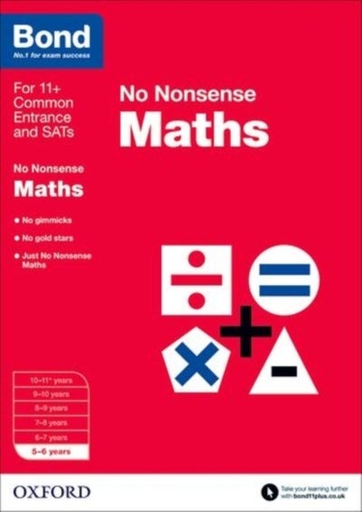 Buy Bond: Maths: No Nonsense: 5-6 Years printed_book_paperback english in UAE