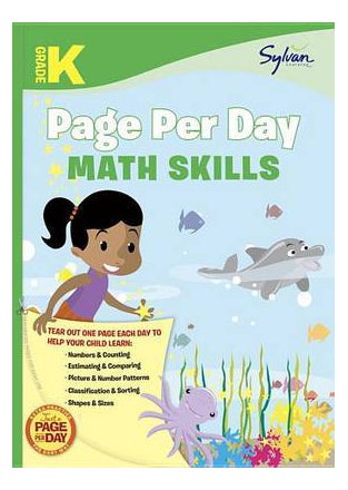 Buy Kindergarten Page Per Day: Math Skills - Paperback English by Sylvan Learning in UAE