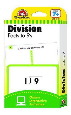 اشتري Flashcards: Division Facts To 9s, Ages 7+ على شكل بطاقات الإنجليزية by Evan-Moor Educational في مصر