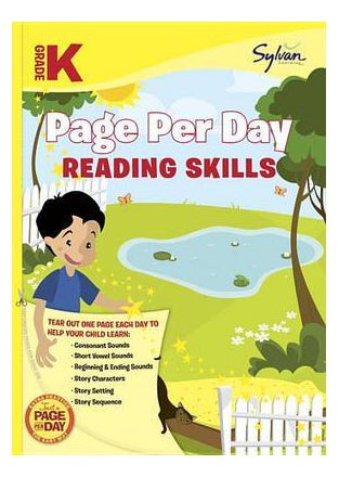 Buy Kindergarten Page Per Day: Reading Skills Paperback English by Sylvan Learning in UAE