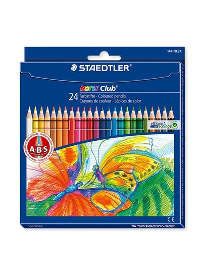 Buy 24-Piece Staedtler Noris Color Pencil Multicolour in Saudi Arabia
