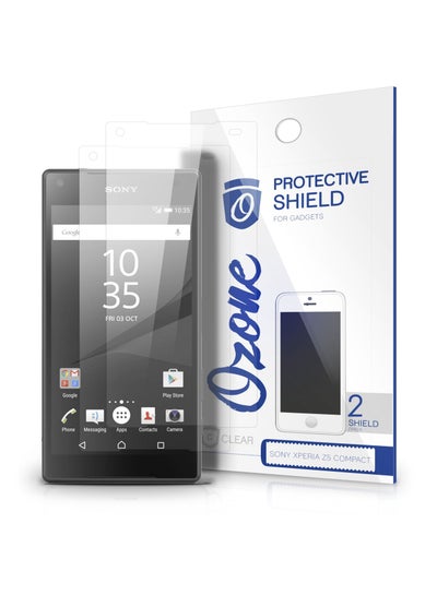 Buy Pack Of 2 Crystal HD Screen Protector Scratch Guard For Xperia Z5 Clear in Saudi Arabia