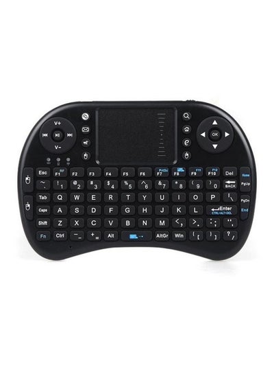 Buy QWERTY GC1815 Mini Rechargeable Wireless Keyboard And Mouse Black in UAE