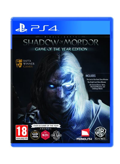 Buy Middle Earth : Shadow Of Mordor - (Intl Version) - Action & Shooter - PlayStation 4 (PS4) in Saudi Arabia