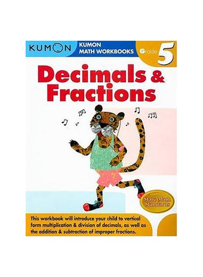 اشتري Decimals & Fractions Grade 5 - غلاف ورقي عادي الإنجليزية by Michiko Tachimoto - 39448 في الامارات