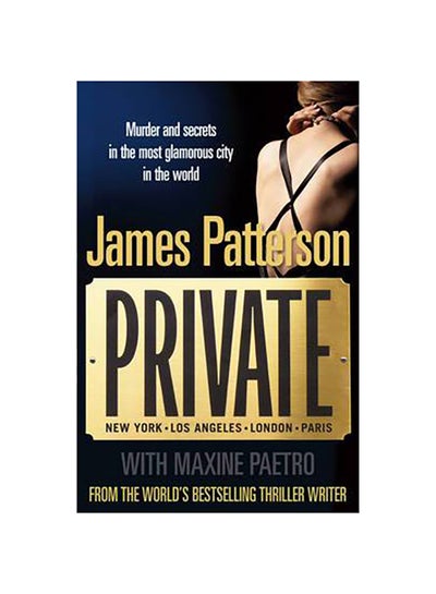 Buy Private - Paperback English by James Patterson - 27/05/2010 in UAE