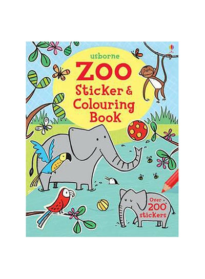 اشتري Zoo Sticker And Colouring Book غلاف ورقي عادي في الامارات