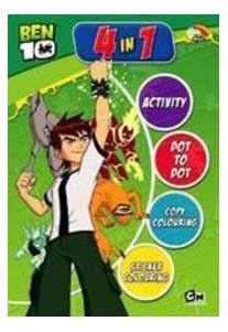 Buy Ben 10: 4 in 1 Activity Book - Paperback English in UAE