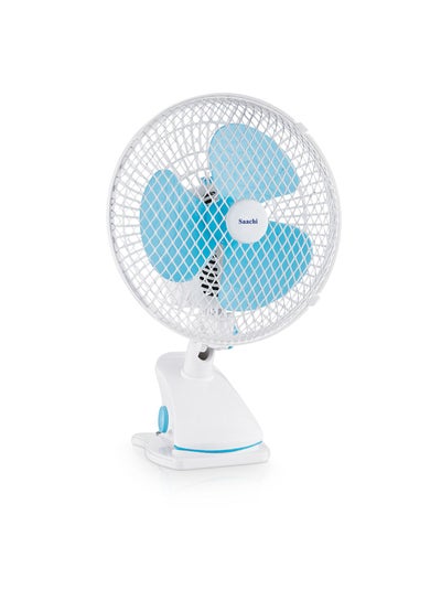 Buy Clip/Table Fan With Rotation Control 8-Inch NL-FN-1781C-BL Light Blue/White in UAE