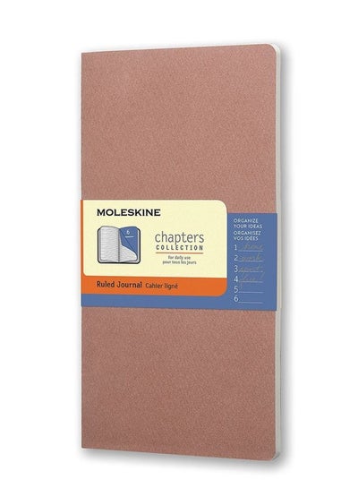 Buy Pocket Size Chapters Ruled Journal Old Rose in UAE