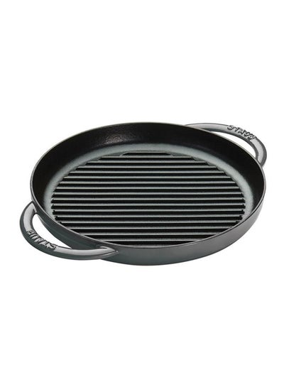 Buy Pure Grill Pan Black 30centimeter in UAE