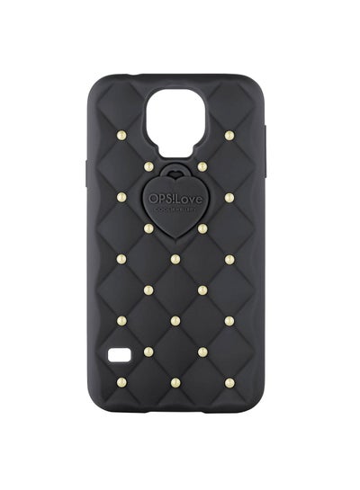 Buy Rubber Mobile Cover For Samsung S5 Pearl Black in UAE