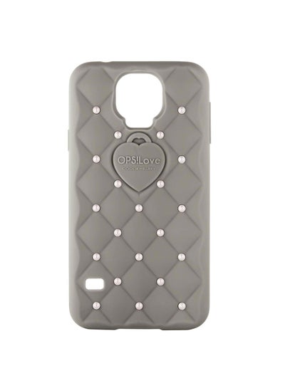 Buy Rubber Mobile Cover For Samsung S5 Pearl Grey in UAE