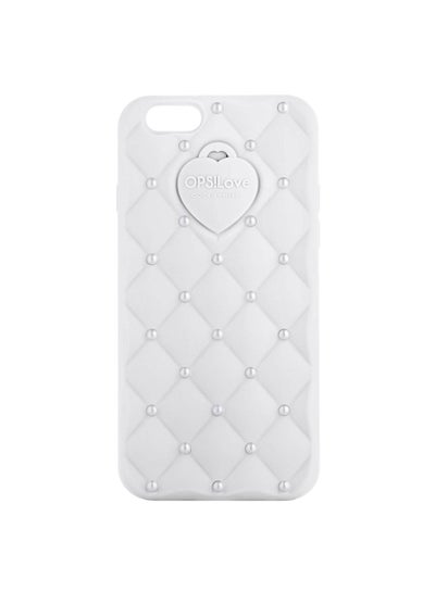 Buy Silicone Mobile Cover For iPhone 6 Pearl White in UAE