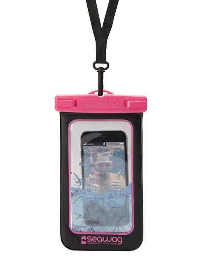 Buy Waterproof Case For Smartphones Black/Pink in UAE