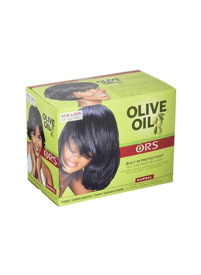 Buy ORS No-Lye Hair Relaxer Kit | With Olive Oil | Regular Strength, Built In Protection | For Fine & Medium Hair Textures in Saudi Arabia