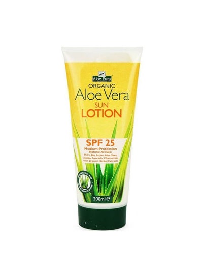 Buy Aloe Vera Sun Lotion SPF25 200ml in UAE