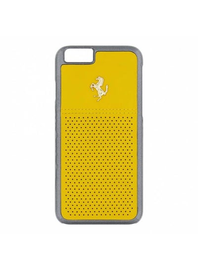 Buy Berlinetta Perforated Leather Hard Case For iPhone 6/6s Yellow in Egypt