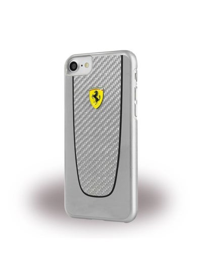 اشتري Carbon fiber hard case for iphone 7 Silver في مصر
