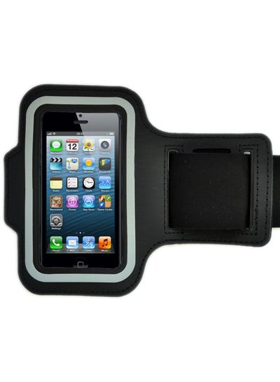 Buy Sports Armband For Apple iPhone 5 Black in Saudi Arabia