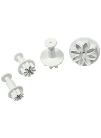 Buy 4-Piece Plunger Cutter Set White in Saudi Arabia