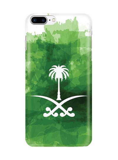 Buy Matte Finish Slim Snap Case Cover For iPhone 7 Plus Saudi Emblem in UAE