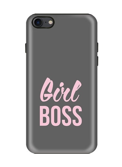 Buy Dual Layer Tough Case Cover Matte Finish for iPhone 8/iPhone 7 Girl Boss in UAE