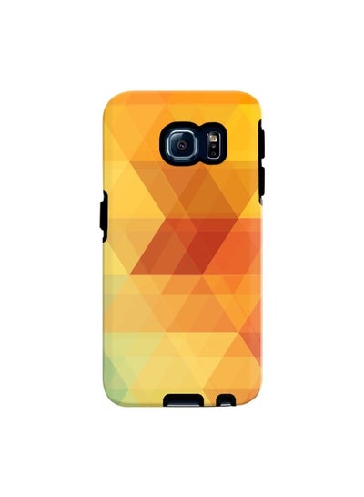 Buy Premium Dual Layer Tough Case Cover Gloss Finish for Samsung Galaxy S6 Edge Yellow Fever in UAE