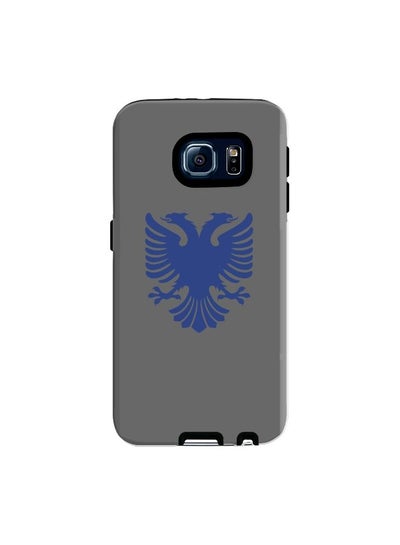 Buy Premium Dual Layer Tough Case Cover Matte Finish for Samsung Galaxy S6 Albanian Eagle in UAE