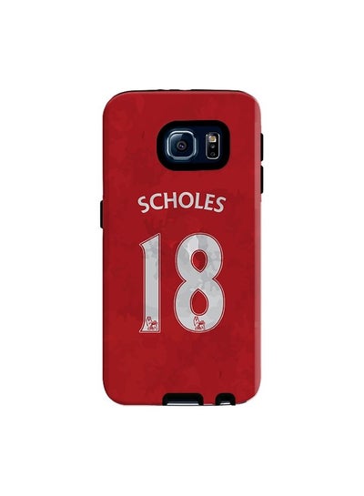 Buy Premium Dual Layer Tough Case Cover Matte Finish for Samsung Galaxy S6 Scholes Jersey in UAE