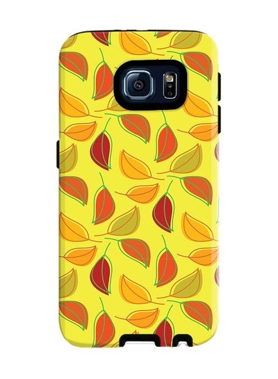 Buy Premium Dual Layer Tough Case Cover Matte Finish for Samsung Galaxy S6 Autumn Leaves in UAE