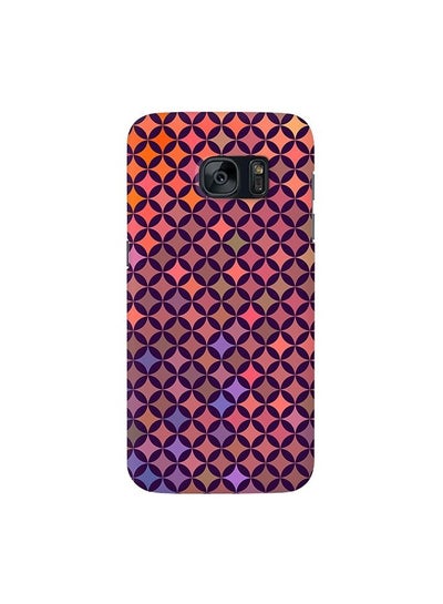 Buy Premium Slim Snap Case Cover Matte Finish for Samsung Galaxy S7 Wall of diamonds in UAE