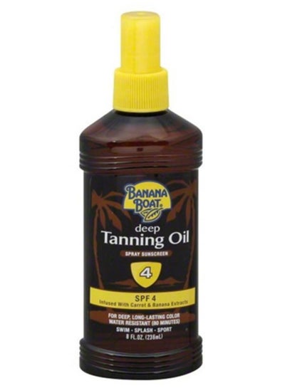 Buy Deep Tanning Oil SPF4 236ml in UAE